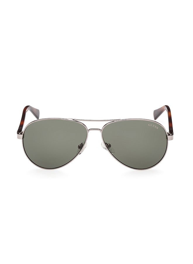 GUESS - Unisex UV Protection Pilot Sunglasses - GU827908N58 - Lens Size: 58 Mm - Image 1