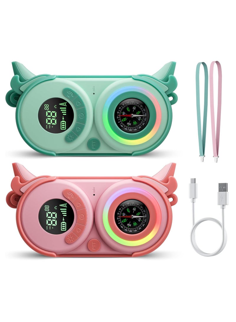 BlueFire Walky Talkiy for Kids - 2 Pack Rechargeable Long Range Walky Talky with 24-Hour Battery Life, Built-in Compass & Clear Sound - Perfect Outdoor Toys & Gifts for Boys & Girls Ages 3-12 (Birthday, Christmas, Camping) - Image 1