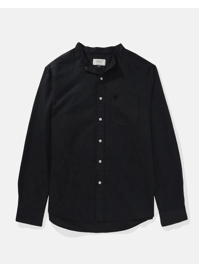 امريكان ايجل Band Collar Regular Fit Shirt