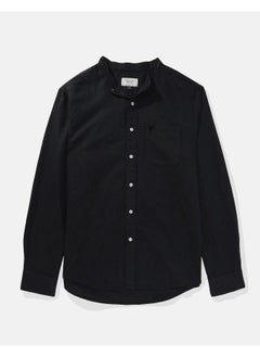 American Eagle Band Collar Classic Fit Shirt  - Image 3