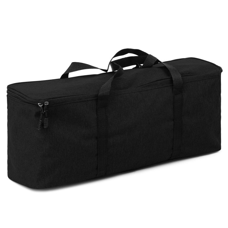 Baseball Cap Storage Bag: 21.3 X 6.3 X 7.9 Inches Black PVC Material - Durable Watertight Easy Cleaning, Transparent Window Zipper Closure for Home Organization - Image 2