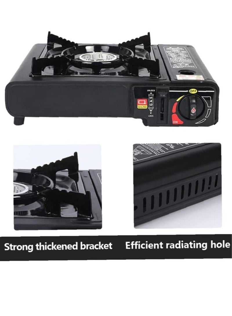 ELTRAZONE Outdoor Camping Stove with Auto Ignition Backpacking Stove Isobutane Portable Stove High Output Stove Butane Portable Mini Camping Stove With Carry Box - Image 5