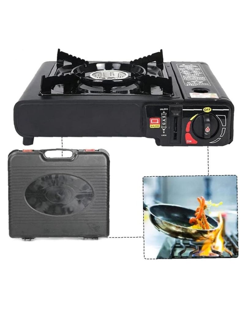 ELTRAZONE Outdoor Camping Stove with Auto Ignition Backpacking Stove Isobutane Portable Stove High Output Stove Butane Portable Mini Camping Stove With Carry Box - Image 2