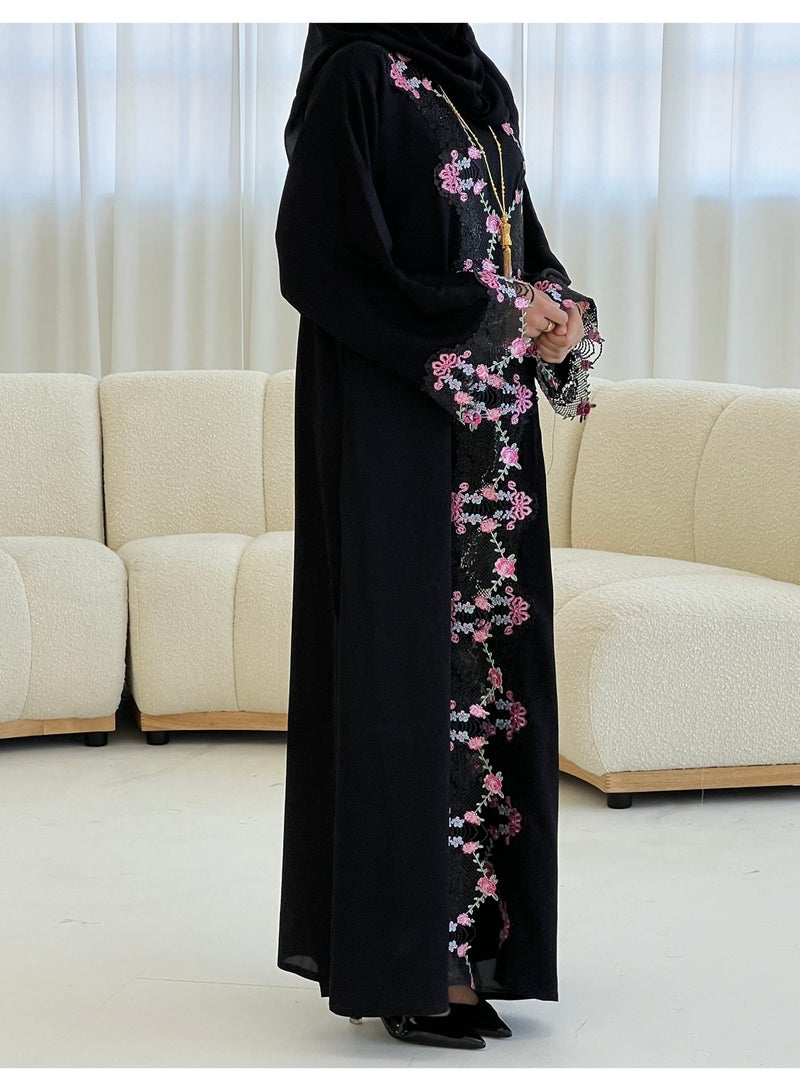 souqElite Black Ward Abaya - Image 2