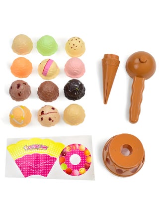 Ice Cream Folding Joy Playing Home Toy Hand Eye Coordination Parent Child Interactive Desktop Game Puzzle Toy, Gift for Kids Age 4+ (Accessories random color) - view 4