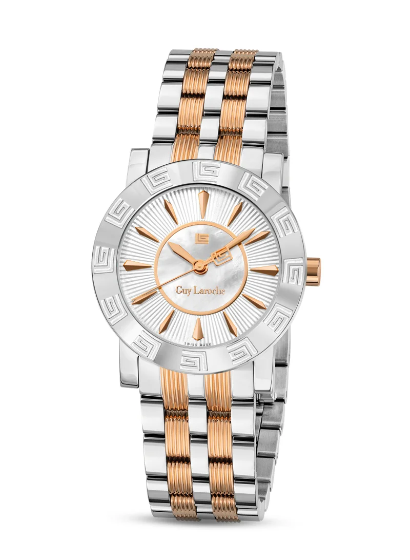 Guy Laroche Alex Watch for Women with Stainless Steel Bracelet 29 mm 5 Atm