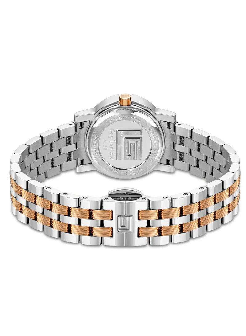 Guy Laroche Alex Watch for Women with Stainless Steel Bracelet 29 mm 5 Atm