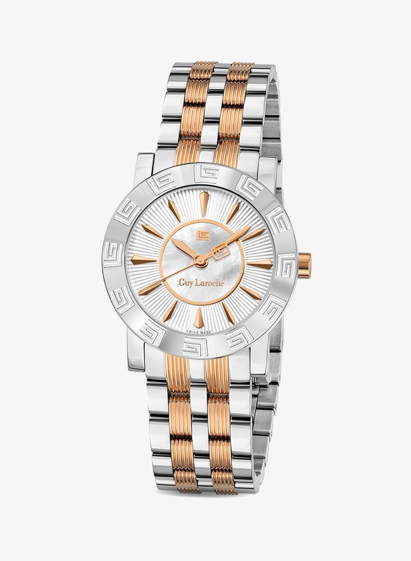 Guy Laroche Alex Watch for Women with Stainless Steel Bracelet 29 mm 5 Atm - Image 1