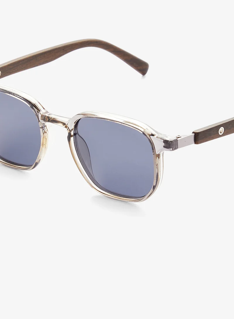 سفنتي فايف Polarized Lens Square Aviatoe Sunglasses