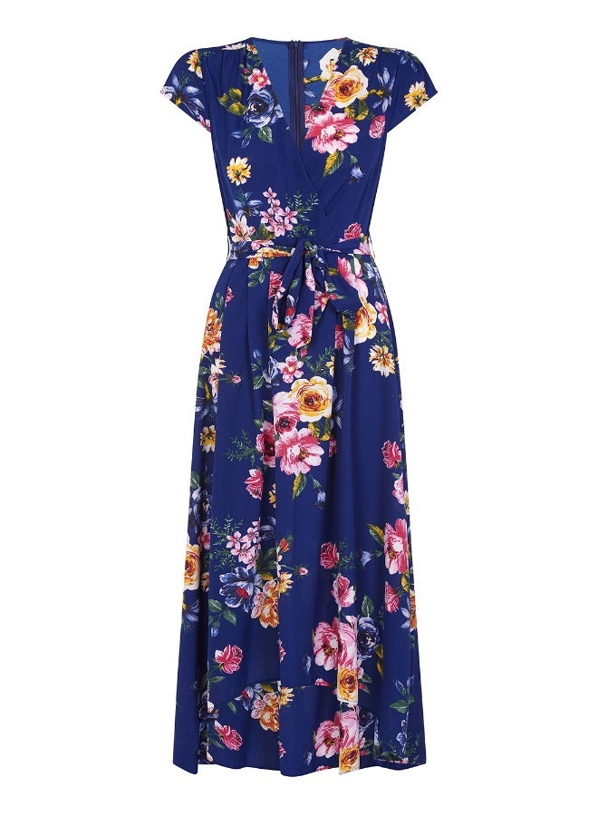 MELA LONDON Floral Print Wrap Dress - Image 4