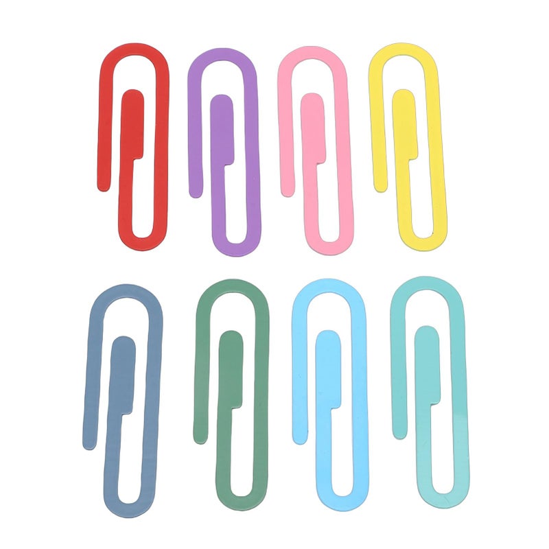 Assorted Color Large Metal Paper Clips For Office School Supplies 100 Pieces - Image 4