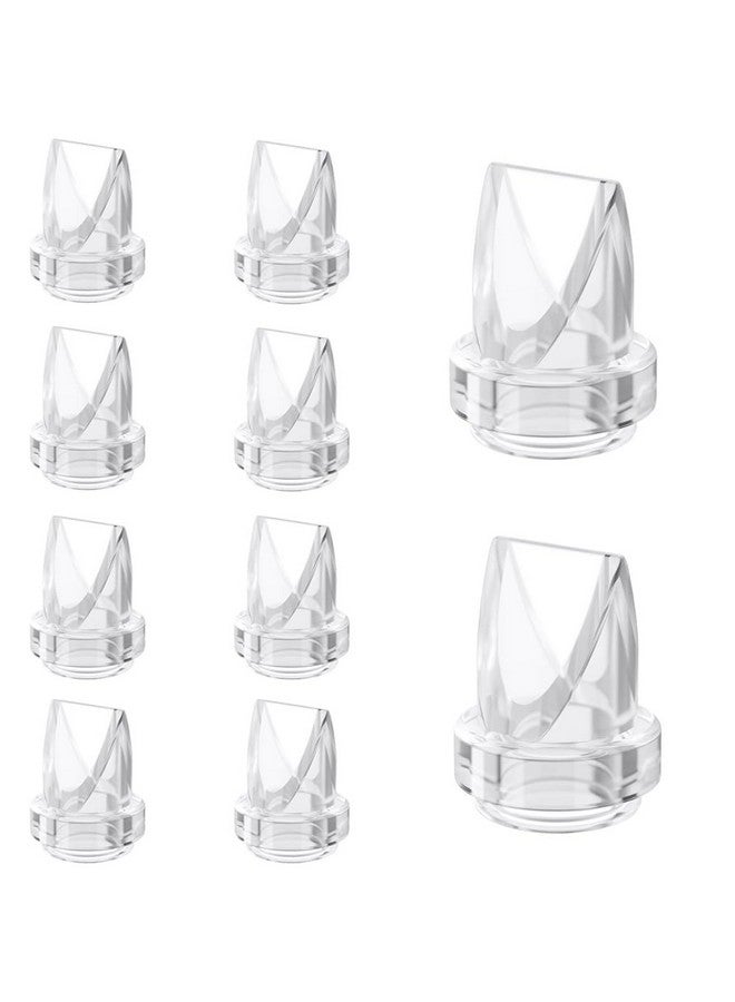 IVARONAL 10PCS Duckbill Valves Compatible with eufy S1 Pro S1 E10, Lansinoh Discreet Duo, NCVI NICEGREEN Nuliie Zooawa S32 Breast Pump Parts S32 Breast Pump Replacement Acessories, for Lansinoh Pump Parts - Image 1