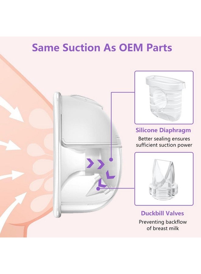 IVARONAL 10PCS Duckbill Valves Compatible with eufy S1 Pro S1 E10, Lansinoh Discreet Duo, NCVI NICEGREEN Nuliie Zooawa S32 Breast Pump Parts S32 Breast Pump Replacement Acessories, for Lansinoh Pump Parts - Image 3