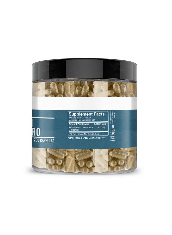 Earthborn Elements Siberian Eleuthero 200 Capsules, Pure & Undiluted, No Additives - Image 2