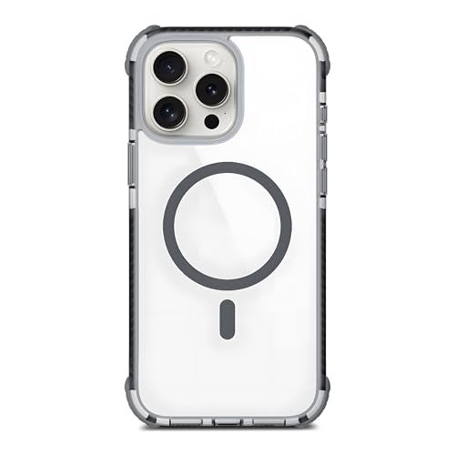 DailyObjects Polycarbonate Case for iPhone 15 Pro Compatible with Mag-Safe Wireless Charging,Reflex Slim Shockproof Back Cover,Transparent - Image 1