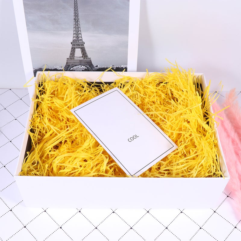 10 Packs 100g Paper Filament Box Filling Paper Shredded Paper Filament Party Supplies (Yellow) - Image 3