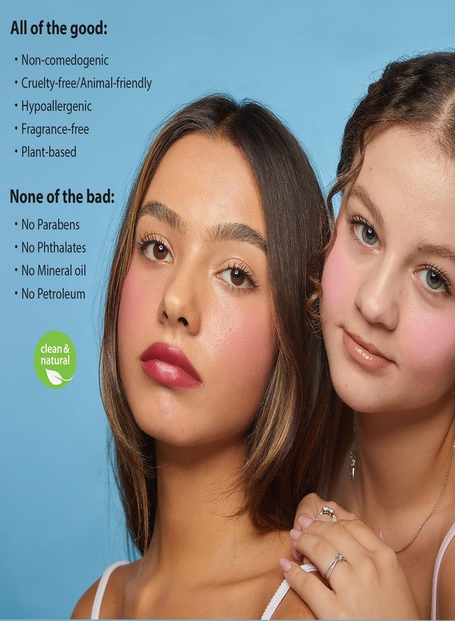 Frilliance Hydrating Cream Blush, Think Pink Glow Tint, Cruelty Free Hypoallergenic for Teens of All Skin Types, 30 ml / 1 fl oz - Image 3