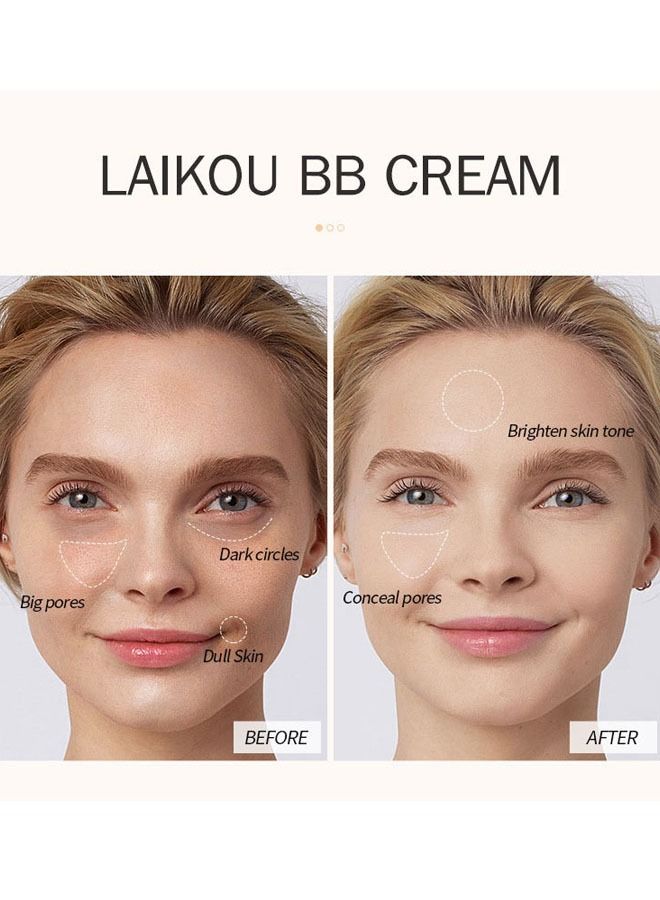 Laikou BB Cream, #240 Natural, Beauty Makeup, Even Skin Tone, Conceal Pores, Cover Blemishes, 30ml 1.06fl.oz. - Image 5