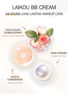 Laikou BB Cream, #240 Natural, Beauty Makeup, Even Skin Tone, Conceal Pores, Cover Blemishes, 30ml 1.06fl.oz.  - Image 3