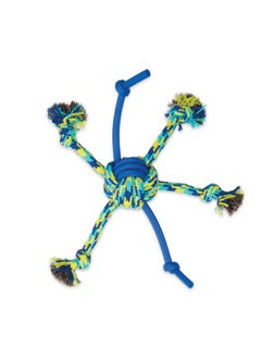 Zeus Rope & Ball Toy For Dog’S Training And Playing Purpose Making Them Active And Healthy (Rope & Tpr Spider Ball) 