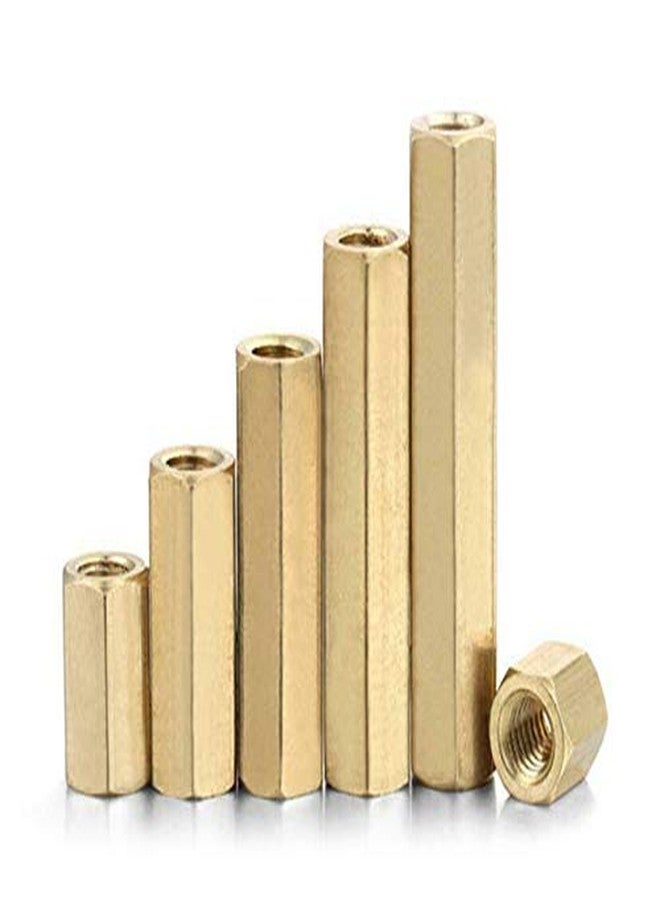 Immech - M3 X 30mm Dual Ends Brass Pillar PCB Standoff Hexagonal Spacer, Hex Brass Standoff spacer Female to Female Spacing Screws Double pass Hex Long Nuts Pack of 40 Pcs - Image 5