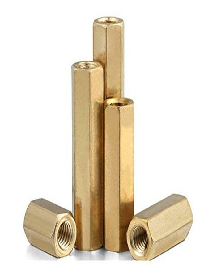 Immech - M3 X 30mm Dual Ends Brass Pillar PCB Standoff Hexagonal Spacer, Hex Brass Standoff spacer Female to Female Spacing Screws Double pass Hex Long Nuts Pack of 40 Pcs - Image 4