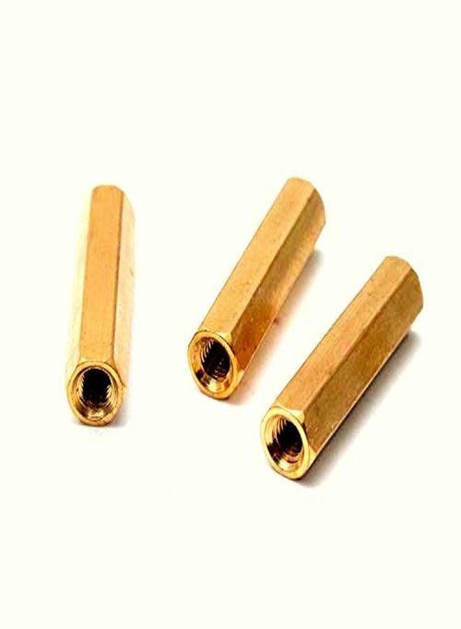 Immech - M3 X 30mm Dual Ends Brass Pillar PCB Standoff Hexagonal Spacer, Hex Brass Standoff spacer Female to Female Spacing Screws Double pass Hex Long Nuts Pack of 40 Pcs - Image 2