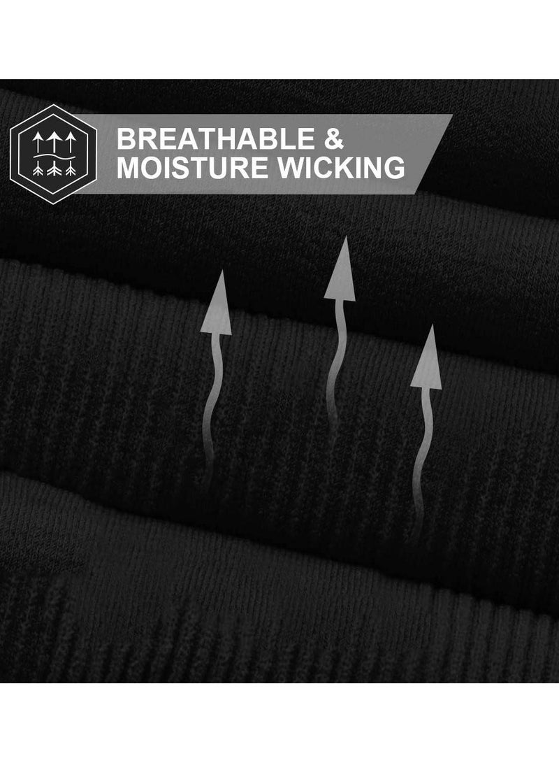 SOLARAE Arm Sleeve 3 Pair UV Protection Cooling Breathable Sun Protective Moisture Wicking Gloves with Finger Hole to Cover Arms for Cycling Driving Outdoor Sports Men Women - Image 3