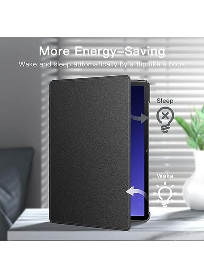 جي تيك حافظة لجهاز سامسونج جالكسي تاب S10 بلس تاب S9 بلس مقاس 12.4 بوصة مع حامل قلم S، غطاء واقٍ رفيع للغاية متعدد الزوايا، أسود جرافيت - Image 5