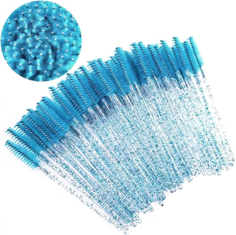 50 pcs Eyelash Mascara Brushes, Wands Applicator Eyebrow Brush Makeup Kit, Eyebrow Castor Oil Brush Makeup Tool