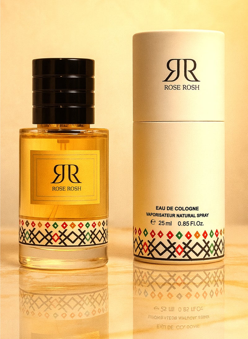 يومار عطر زهري للنساء من مجموعة يومار، روز روش رقم 0980، 25 مل | عطر فاخر للنساء برائحة الحمضيات الحلوة، زهور بيضاء وصفراء مع دفء المسك - Image 3