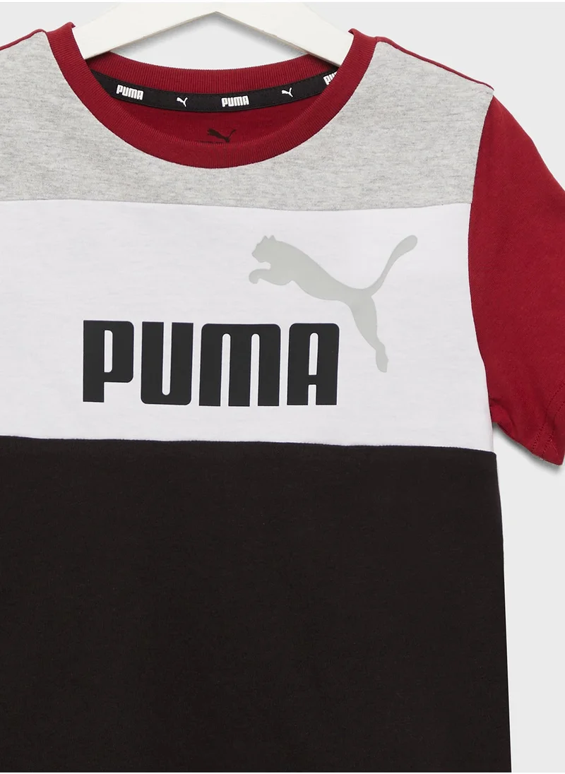 PUMA Youth Essential Block T-Shirt