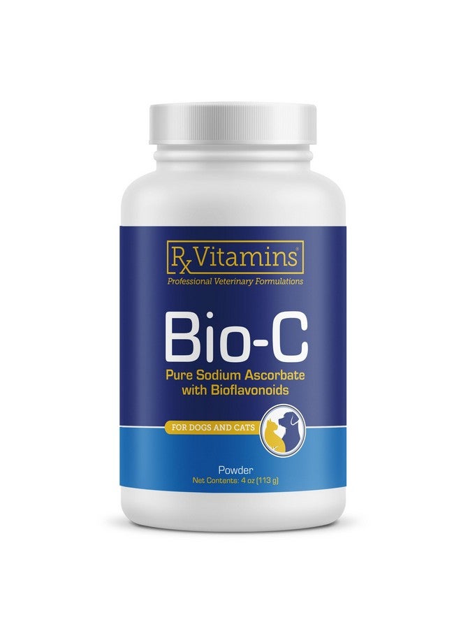 Rx Vitamins فيتامين Rx - فيتامين C للكلاب والقطط - مع البيوفلافونويدز الليمونية لتخفيف الحساسية - مكمل دعم المناعة - يعزز صحة الفراء والجلد - مكمل للمفاصل - 4 أوقية - Image 1