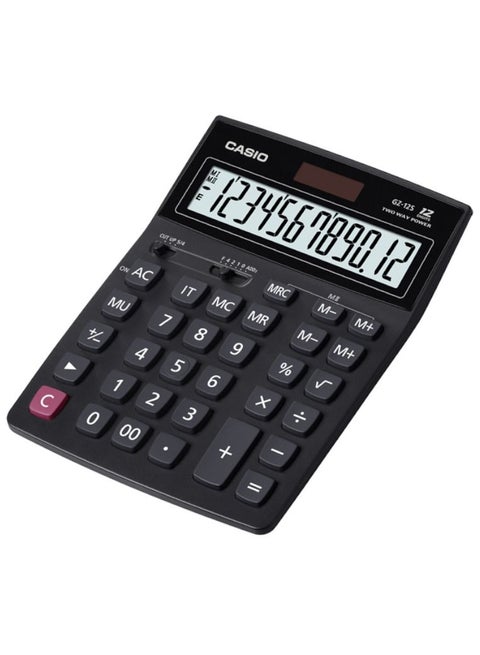 12-Digit Desktop Calculator GZ-12S Gray