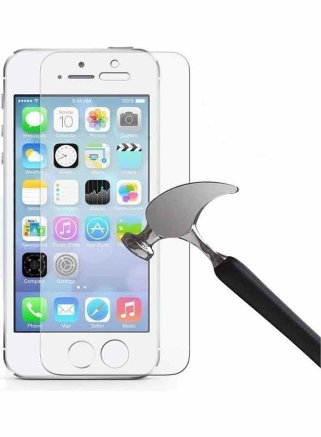 BORTONY Tempered Glass Screen Protector For Apple iPhone 5/5S/5C Clear - Image 2