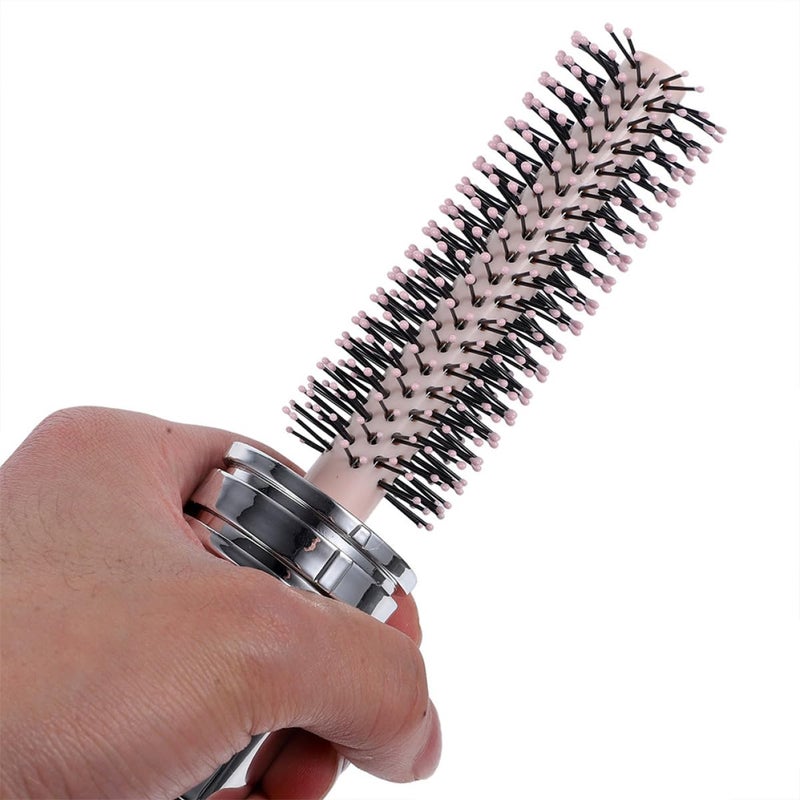 Retractable Travel Hair Roller Brush 2pcs Compact Portable Styling Brushes For Women - Image 5
