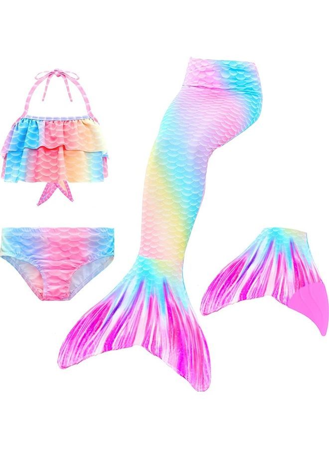 NIBEMINENT 4-Piece Mermaid Themed Costume Set 150cm - Image 1