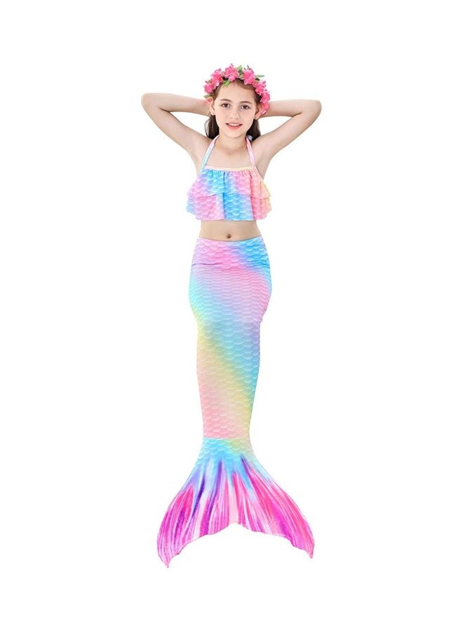 NIBEMINENT 4-Piece Mermaid Themed Costume Set 150cm - Image 3