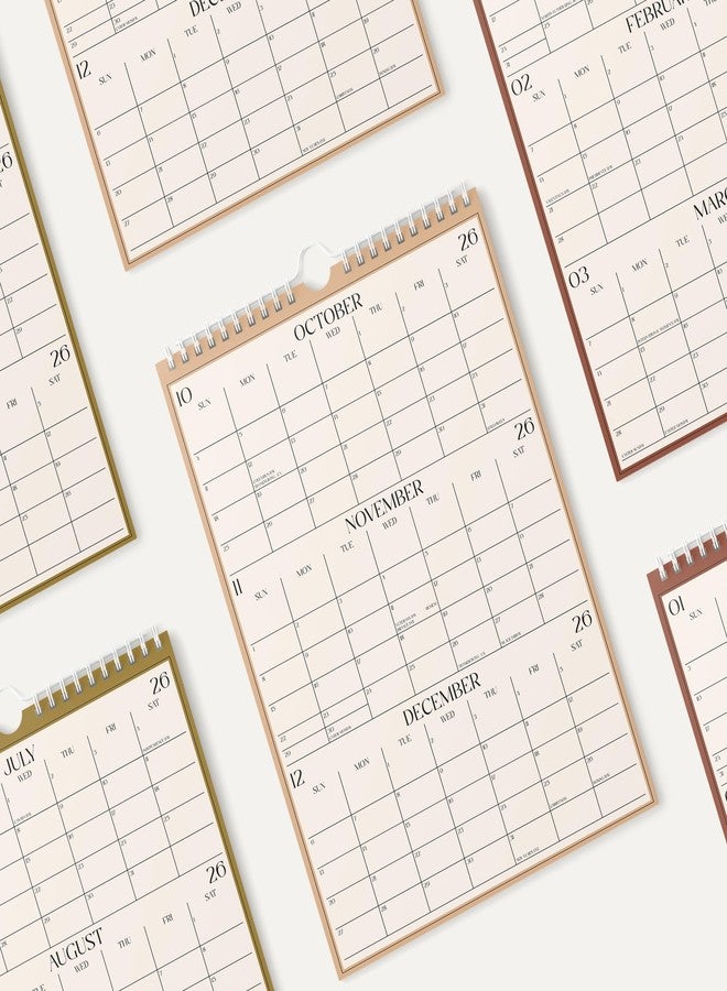 Karto 3 Month Wall Calendar 2026 - Vertical 11x17 inch January 2026 to June 2027 - Boost Your Productivity and Easy Planning with the Aesthetic Monthly Calendar - Boho Color - Image 4