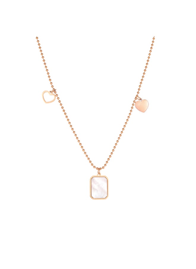 Lee Cooper - LEE COOPER Women's Stainless Steel Gold Necklace - LC.N.01427.120 - Image 1