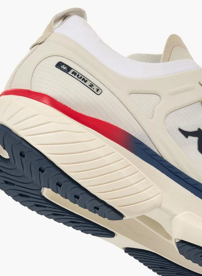 Kappa WHITE Men Lace-Up Running Shoes for Men | Best Price UAE