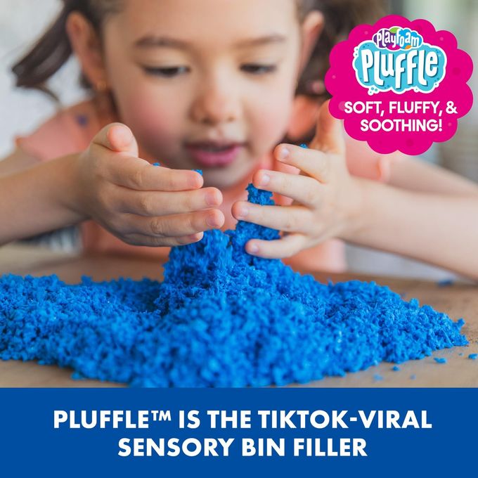 Educational Insights Playfoam Pluffle for Sensory Bins 2-Pack Red & Blue, Ages 3+ - Image 5