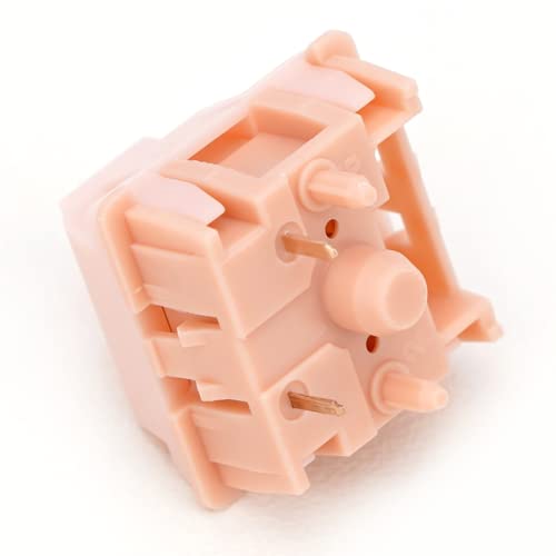 MELETRIX WS Mechanical Keyboard Switches 5 Pins PCB Mount Lubed Linear Switches Pink (35pcs) - Image 4