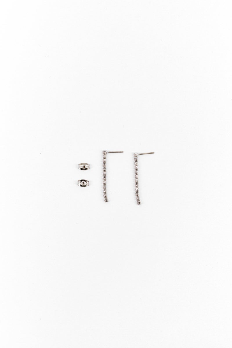 Mestige Women Silver Plated Faye Earrings, Silver  - Image 2