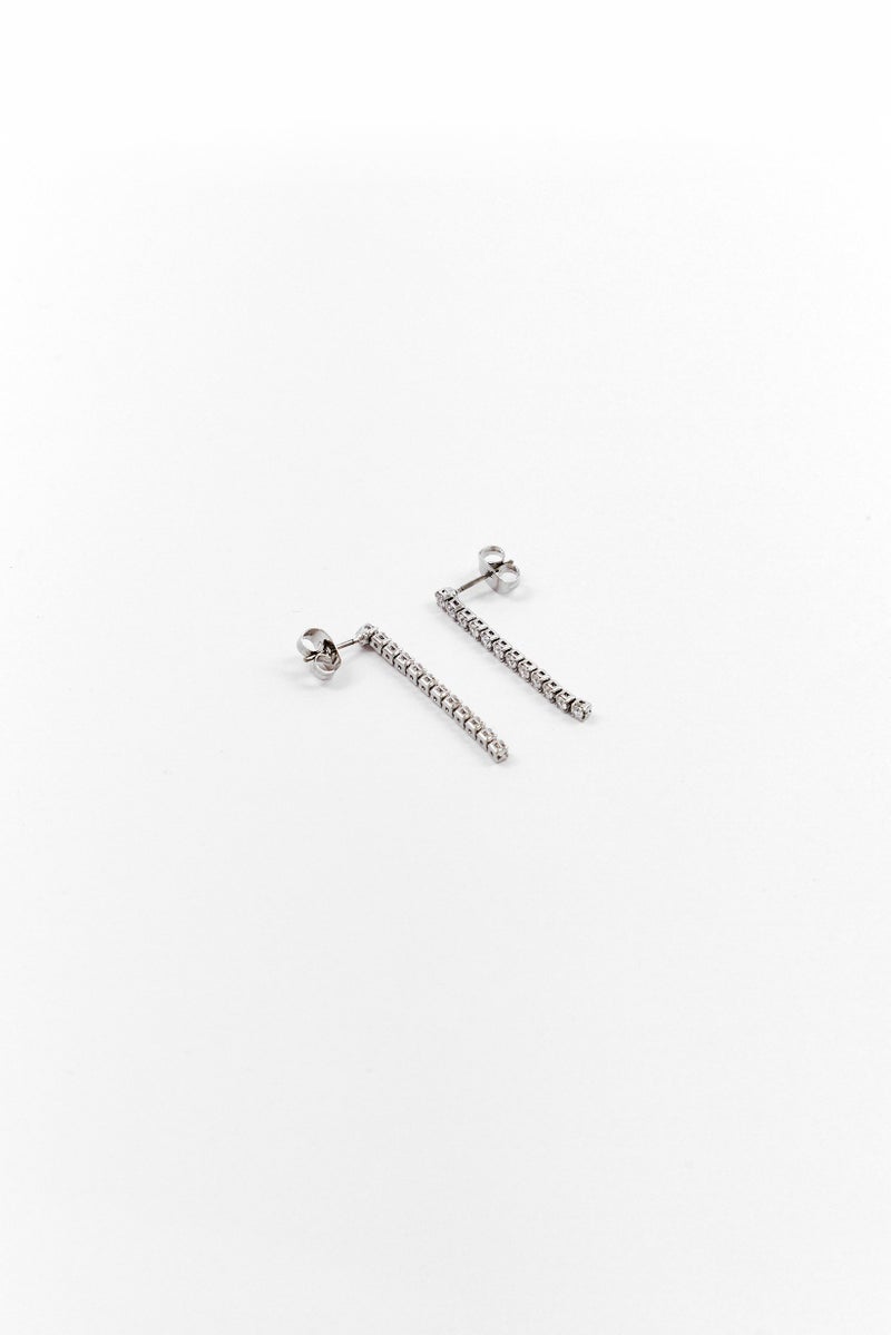 Mestige Women Silver Plated Faye Earrings, Silver  - Image 1
