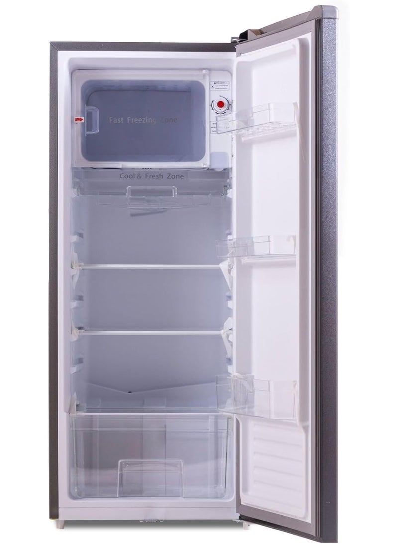 Terim TERR245S, Single Door Top Mount Refrigerator, Gross Capacity 245 L/Net Capacity 183 L, Dedicated Chiller Department, Silver - Image 5
