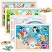 LACCHOUFEE Wooden Princess Puzzles for Kids Age 3 4 5 Year Old 4 Pack 24 Pcs Montessori Toddler Jigsaw Puzzles for Girl boy Activities Preschool Learning Educational Birthday Gift Travel Autistic Wooden Toys - Image 3