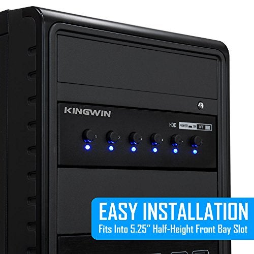 Kingwin Hard Drive Power Switch Module for 2.5 inch/3.5 inch SATA HDD/SSD. Optimized for SSD, Power On or Off HDDs as Wish, Controls up to Six HDDs, and Provide Longevity to Your Hard Drives - Image 3