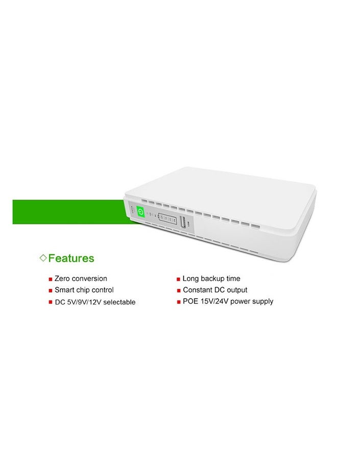 MINI DC UPS 8800mah Multipurpose Power bank mini ups Poe 430p For Wifi Router And Cctv