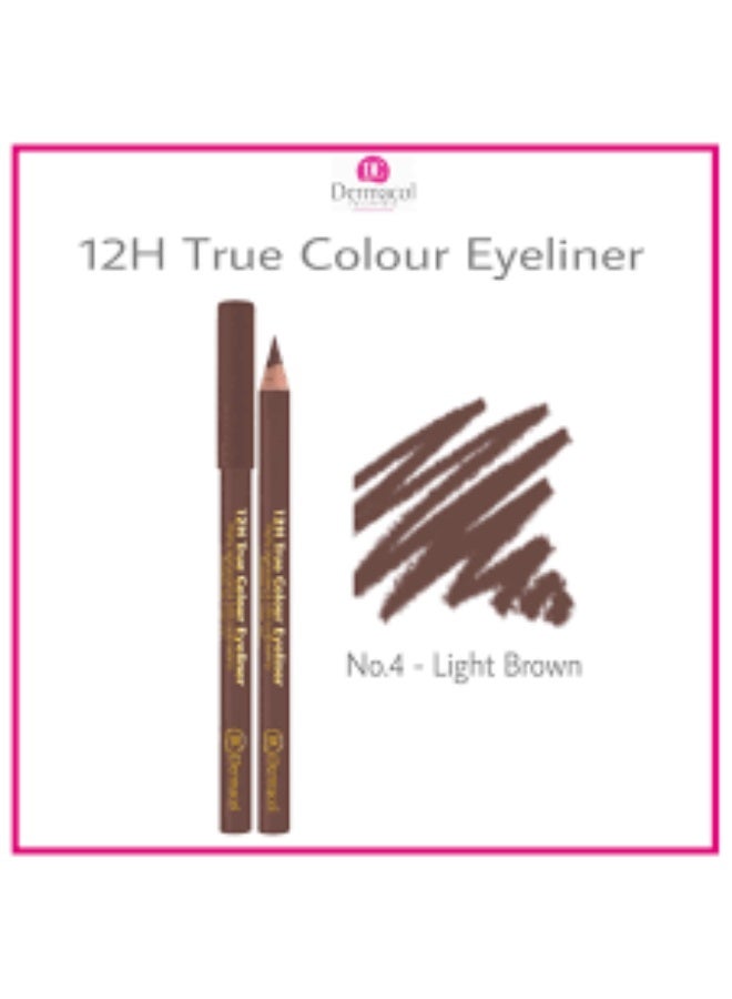 Dermacol 12h True Color Eyeliner 4 Light Brown 2g - Image 2